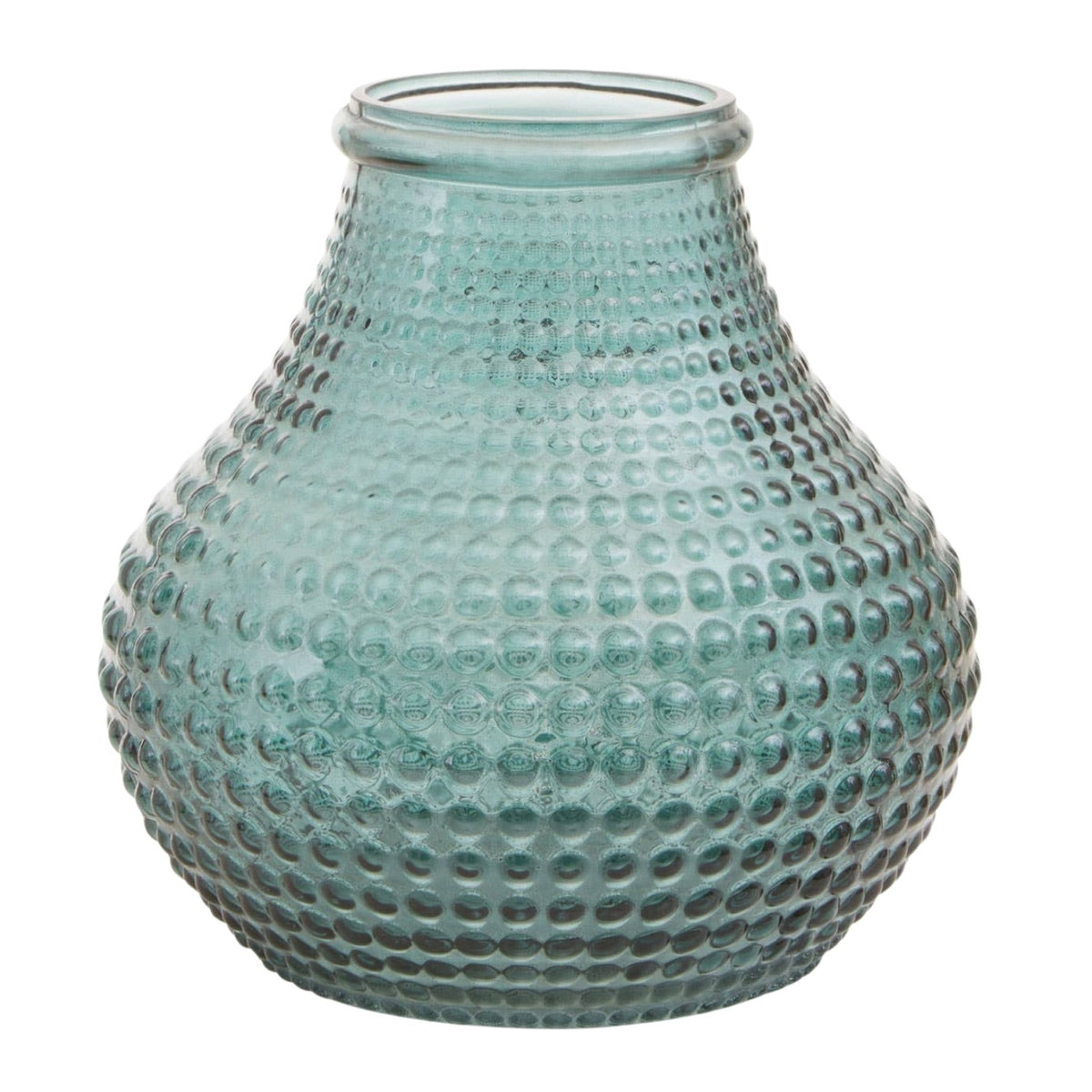Ballo Large Green Glass Vase