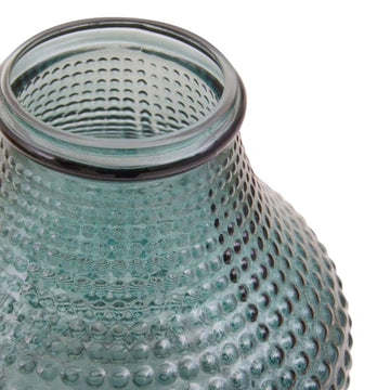 Ballo Large Green Glass Vase