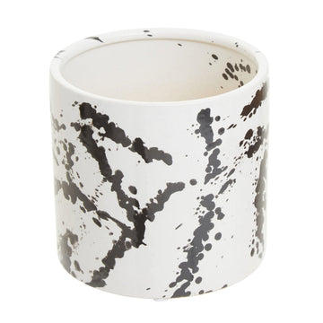 Sorrelle Black and White Small Planter