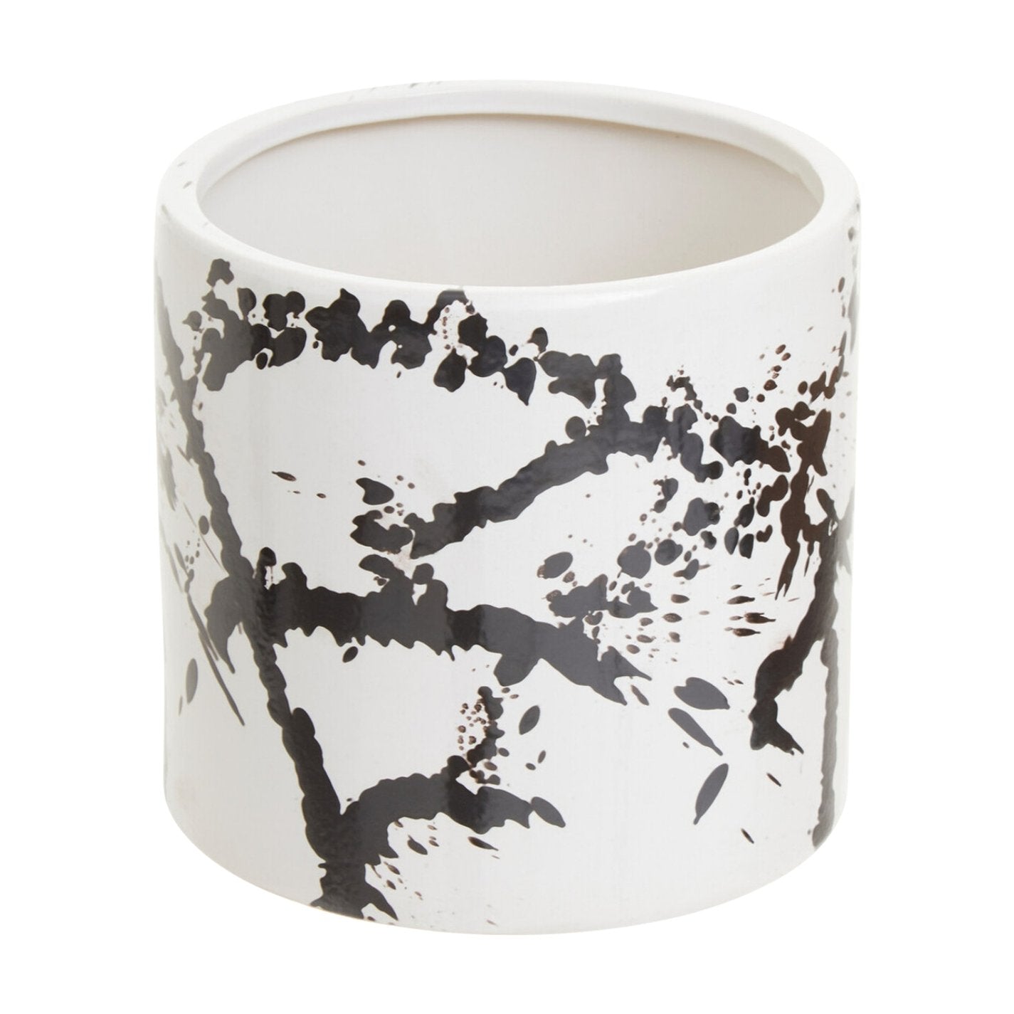 Sorrelle Black and White Large Planter