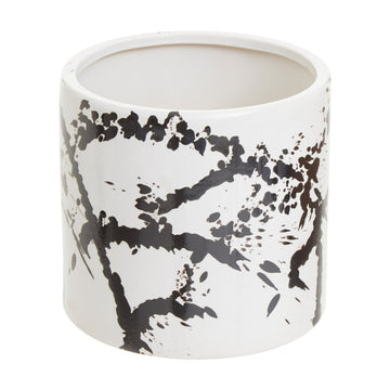 Sorrelle Black and White Large Planter