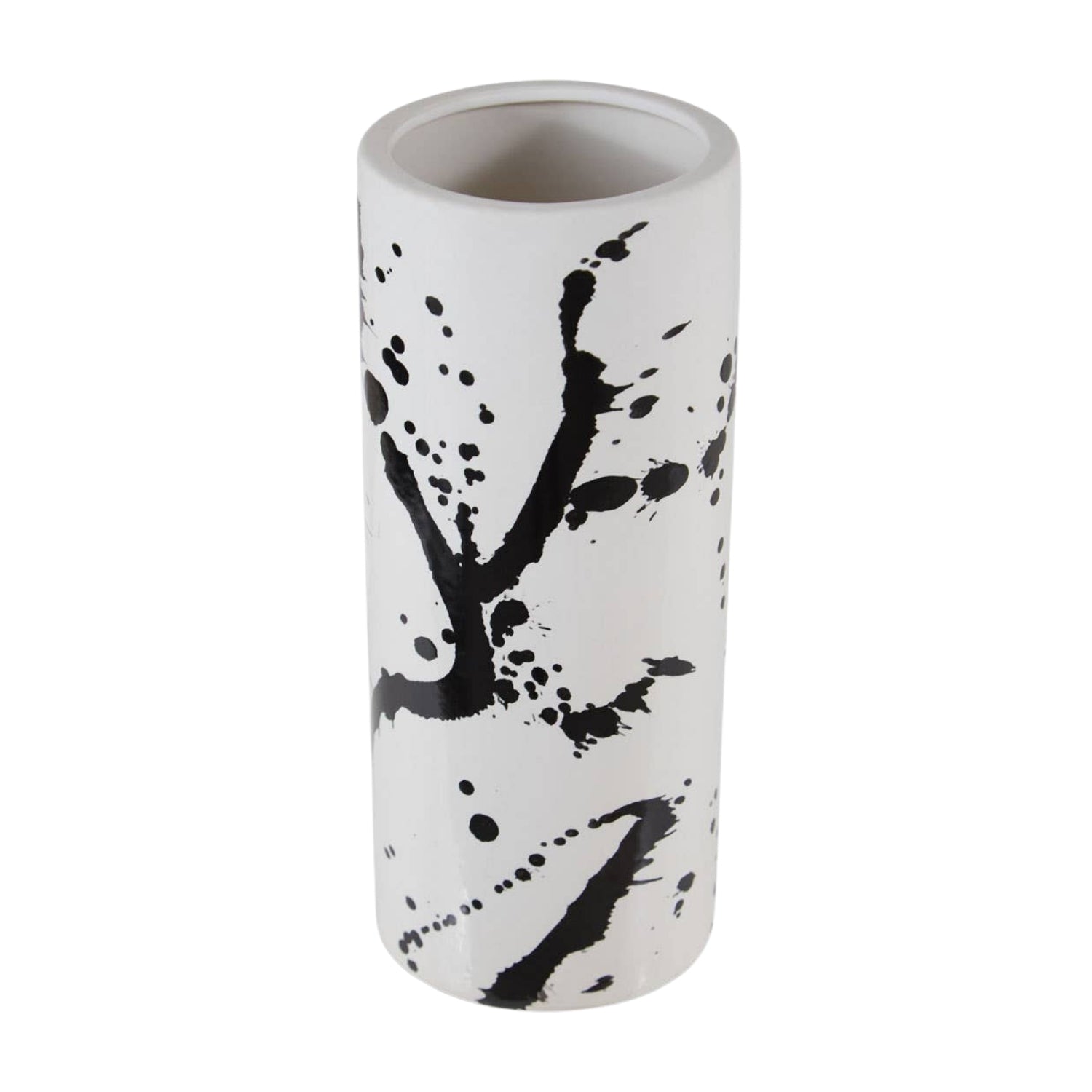 Sorrelle Small Black & White Ceramic Vase