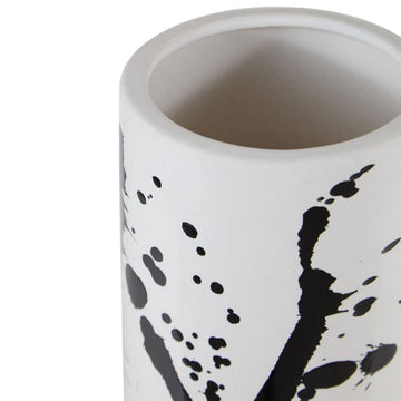 Sorrelle Small Black & White Ceramic Vase
