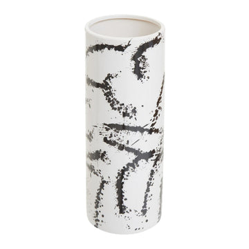 Sorrelle Large Black & White Ceramic Vase