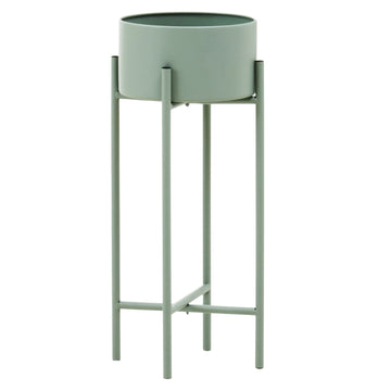 Trova Small Green Floor Standing Planter