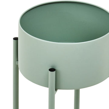 Trova Small Green Floor Standing Planter