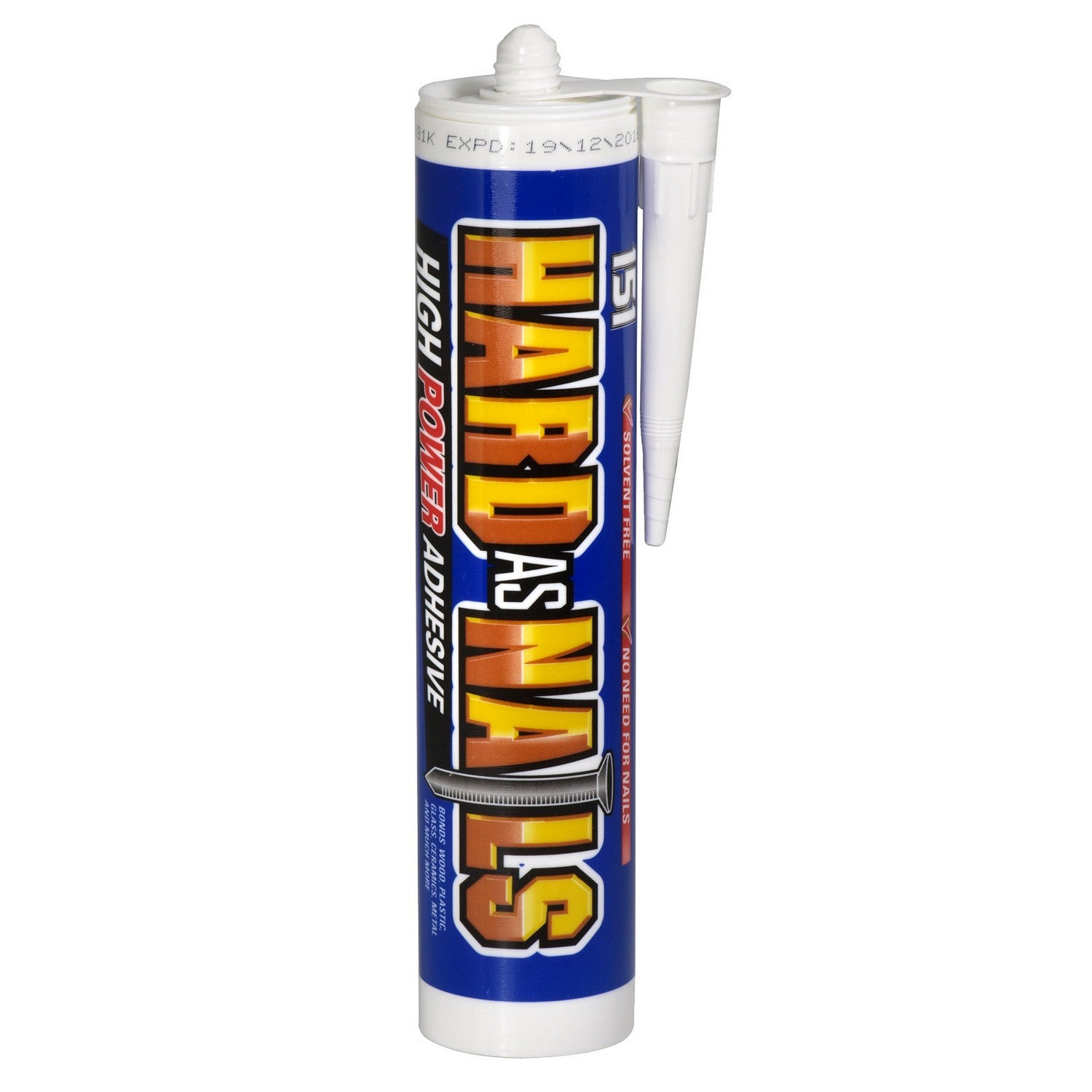 151 Hard As Nails Interior High Power Adhesive Cartridge