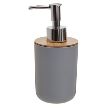 Grey Bathroom Accessory 2-Set Soap Dispenser Toothbrush