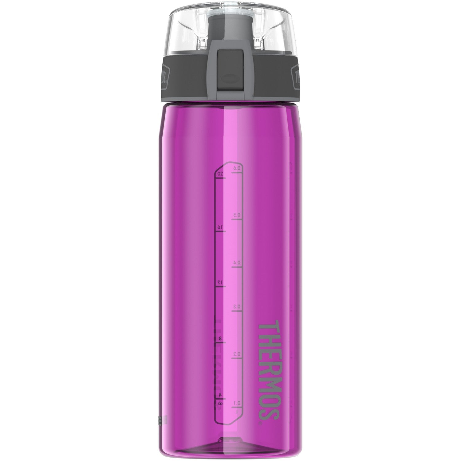 710ml Aubergine Hydration Water Bottle Push Button Lid