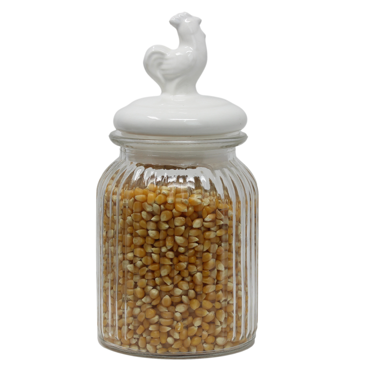 900ml Cockerel Glass Food Storage Jar