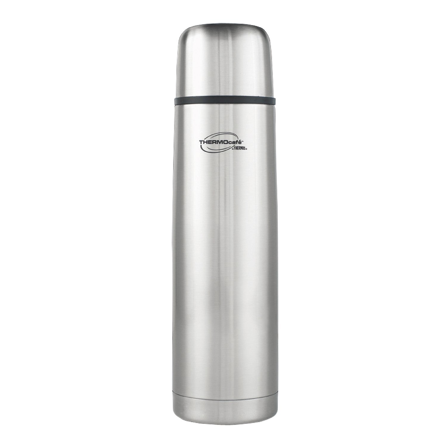 Thermos Light & Compact Stainless Steel Flask, Red, 0.35 Litre
