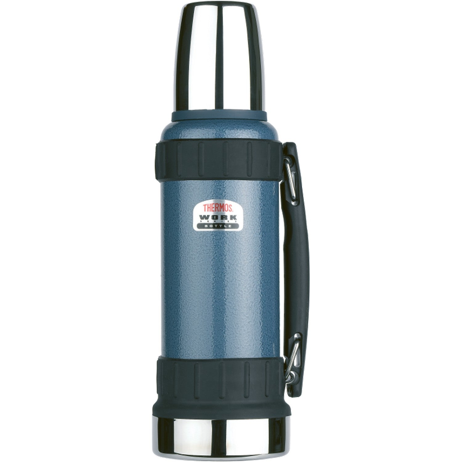 Thermos 1.2L Hammertone Blue Vacuum Flask