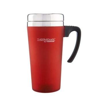 Thermos 420ml Red Travel Mug  with Handle