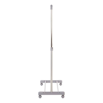 Raleti Grey and Chrome Finish Clothes Hanging Rail With Wheels