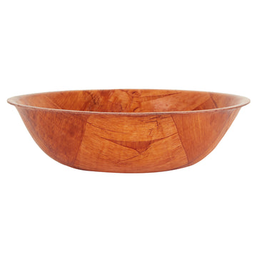 6PCS 15cm Round Wooden Woven Bowl