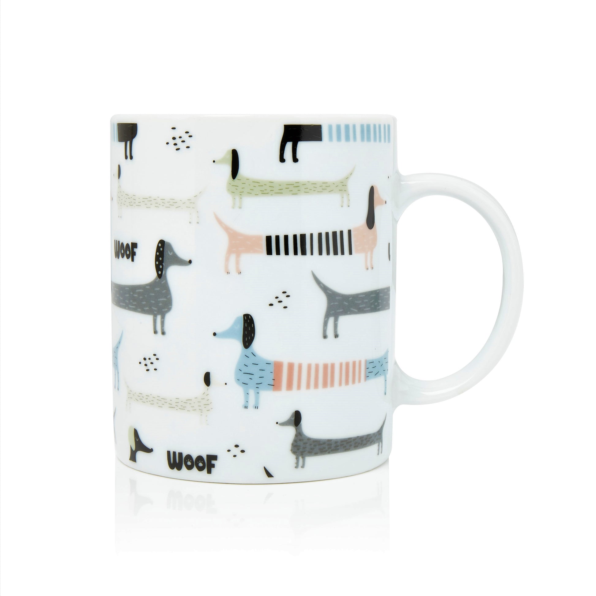 250ml Porcelain Dogs Themed Mug