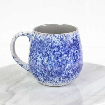 6-Piece 550ml Stoneware Blue Reactive Glazed Mug