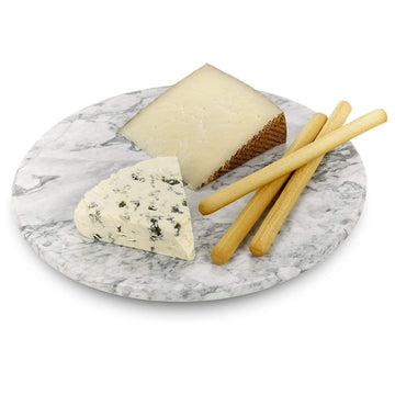 25cm Chopping Board Cheese Pastries Snacks Marble Serving Plate Kitchen Counter