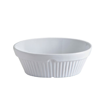 3Pcs Mason Cash 17cm White Ceramic Classic Oval Baking Dishes
