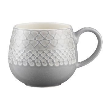 Set of 2 350ml Grey Organic Coffee Tea Mug Drinking Cup