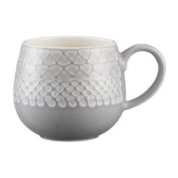 Set of 4 350ml Grey Organic Coffee Tea Mug Drinking Cup