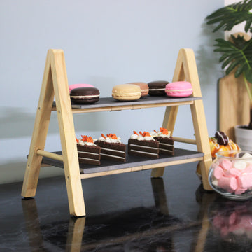 2 Tier Cake Stand Afternoon Tea Tapas Sushi