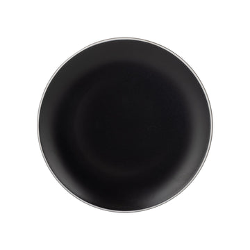 26cm Round Ceramic Classic Black Dinner Plate