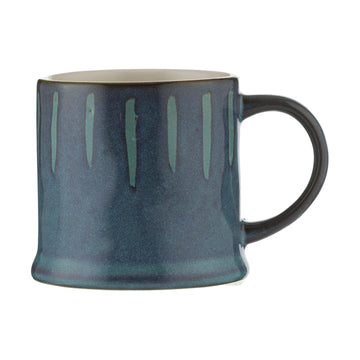 2Pcs 400ml Teal Stoneware Reactive Glaze Mugs