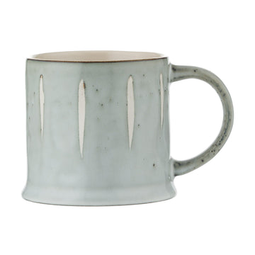 400ml Reactive Mug Grey Stoneware Coffee
