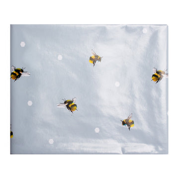 Floral Bees Design Dining Kitchen Tablecloth Wipe Clean