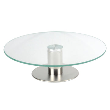 25cm Cake Turntable Glass Lazy Susan Cake Decoration