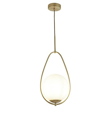 Avalon Gold & Opal Glass Pendant