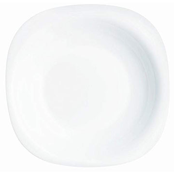 Luminarc Carine 21cm Food Soup Square Plate Table Dining Server