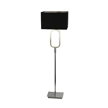 Chrome Floor Lamp Light With 1 E27 Holder And LED Base