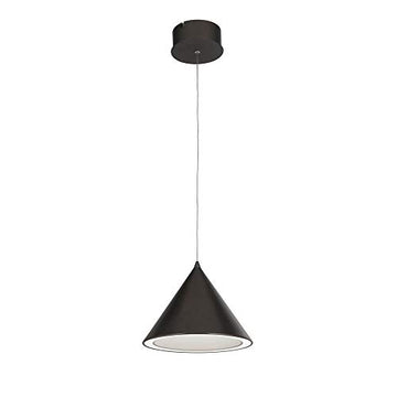 Conical LED Black Pendant