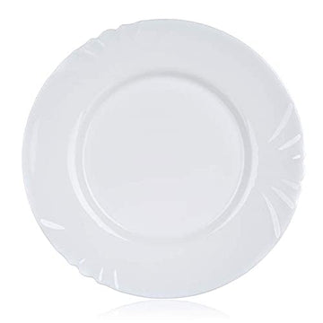 6Pcs Luminarc Round Cadix 27cm White Food Server Dinning Plate
