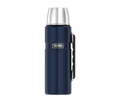 Thermos Blue 1.2L Stainless Steel King Flask