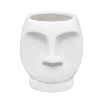 Face Plant Pot White 12cm