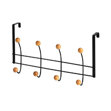 8 Hook Black Hanging Holder Organiser