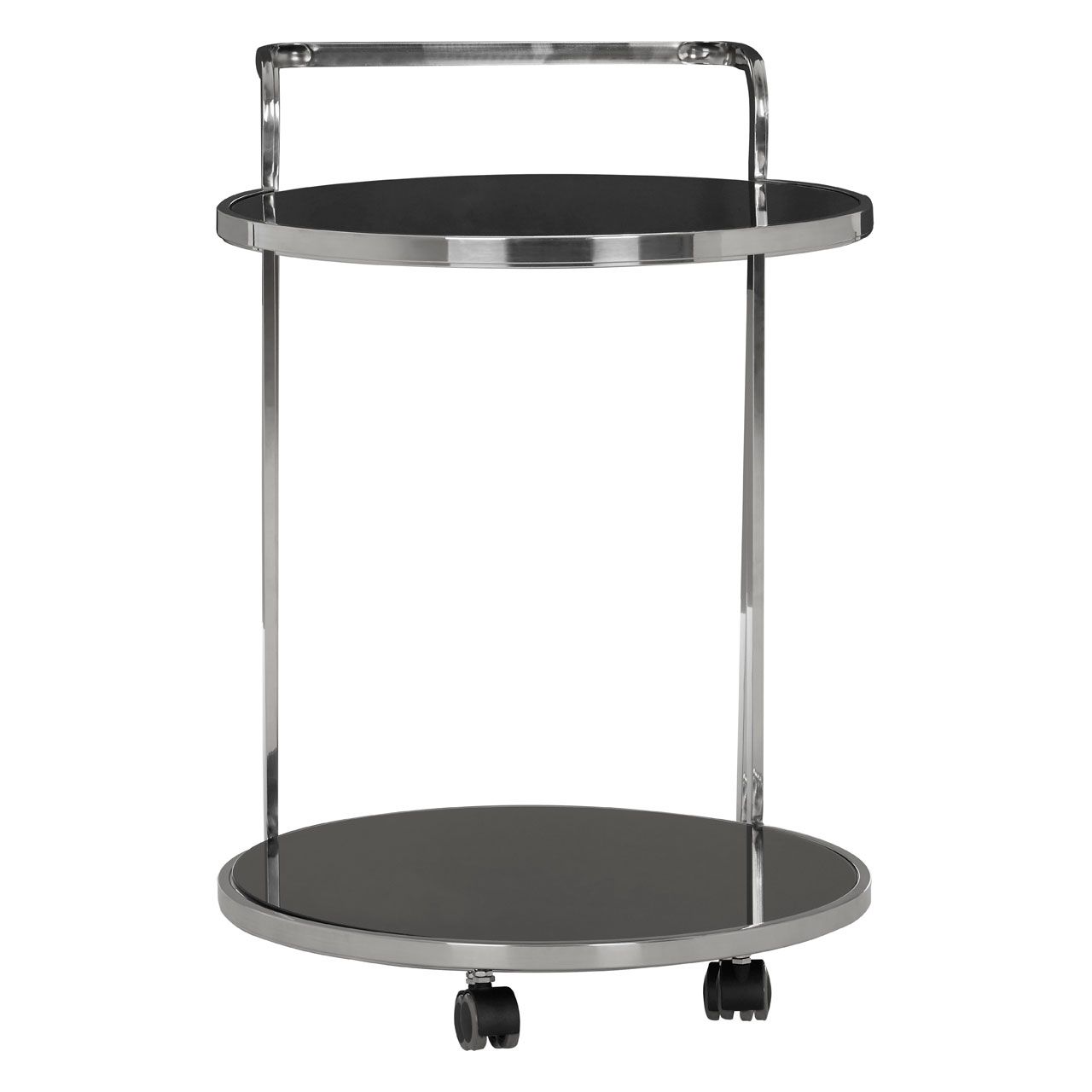 Ackley 2 Tier Monochromatic Drinks Trolley