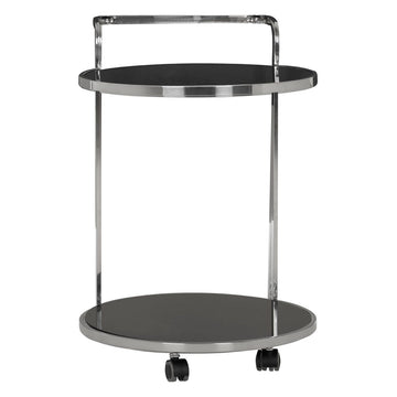Ackley 2 Tier Monochromatic Drinks Trolley