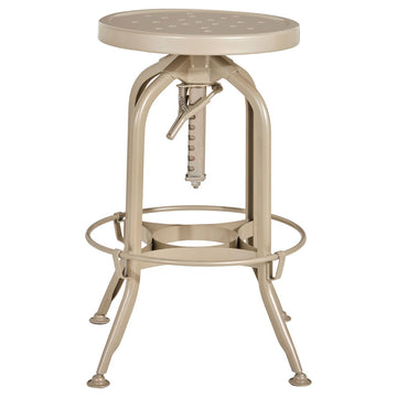 Gator Champagne Finish Adjustable Stool