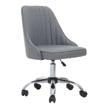 Cushioned Alexi Grey Fabric Swivel Office Chair