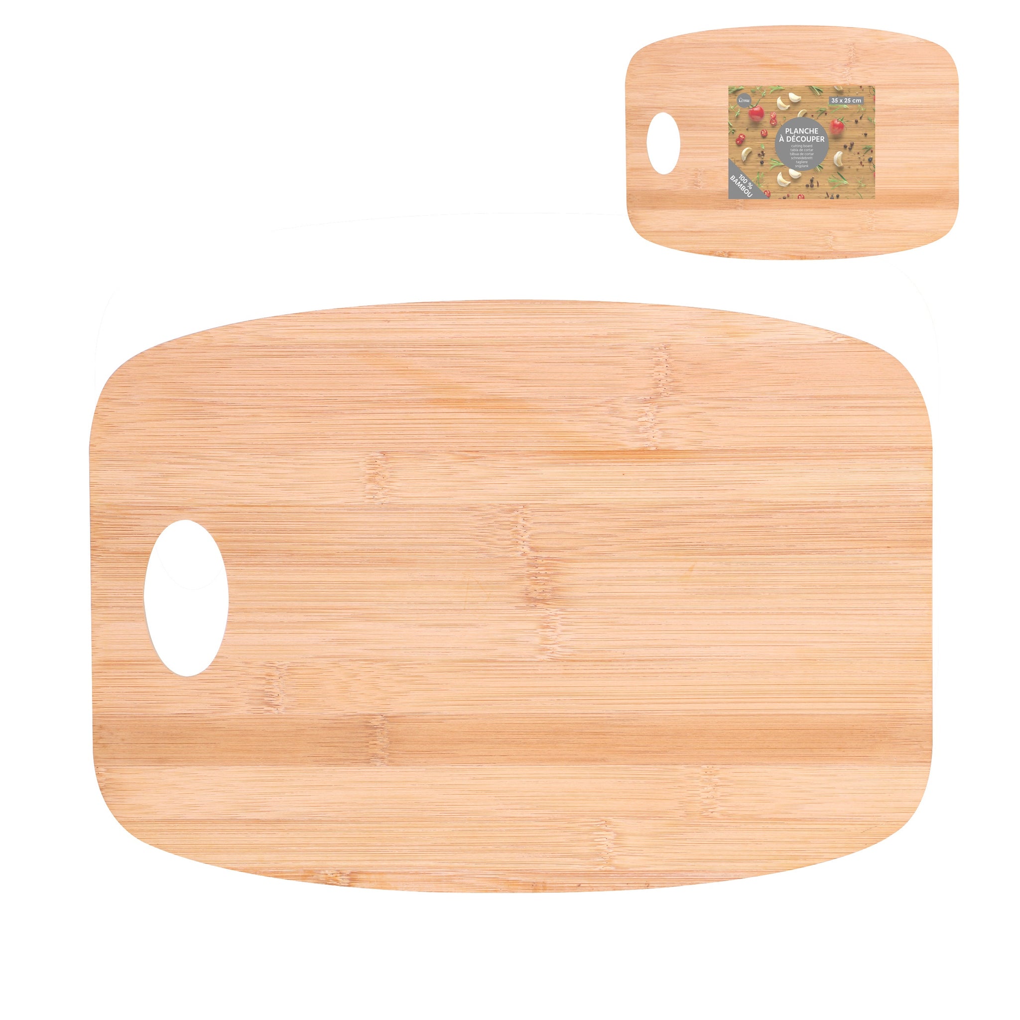 35x25cm Natural Wood Food Serving Board