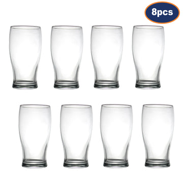 8pc LAV Belek 380ml Tall Curved High Ball Glasses