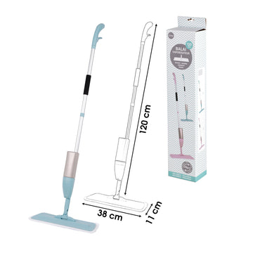 750ml Blue Fine Mist Spray Mop Cleaner With Microfibre Pad