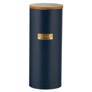 Typhoon Navy Blue Pasta Canister