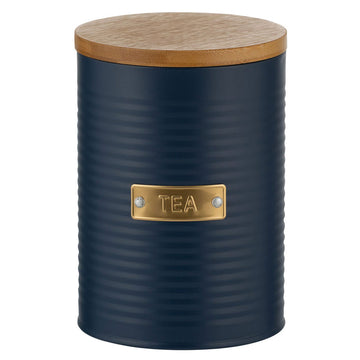 Typhoon Navy Blue Tea Canister