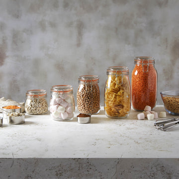 2.2L Glass Airtight Food Storage Jar