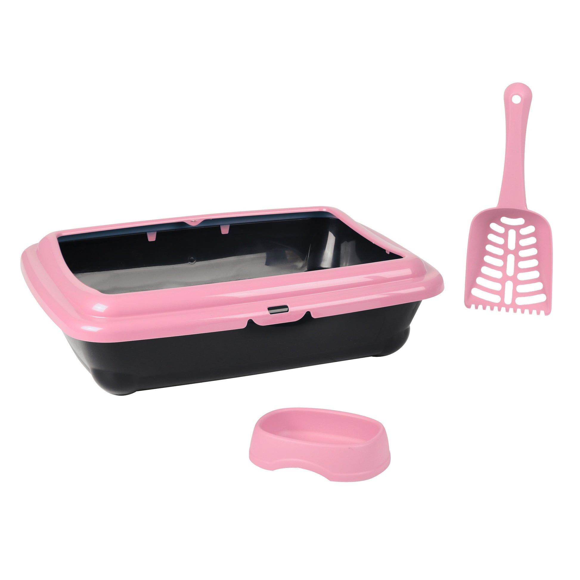 Plastic Large Pet Cat Kitten Toilet Litter Box Tray